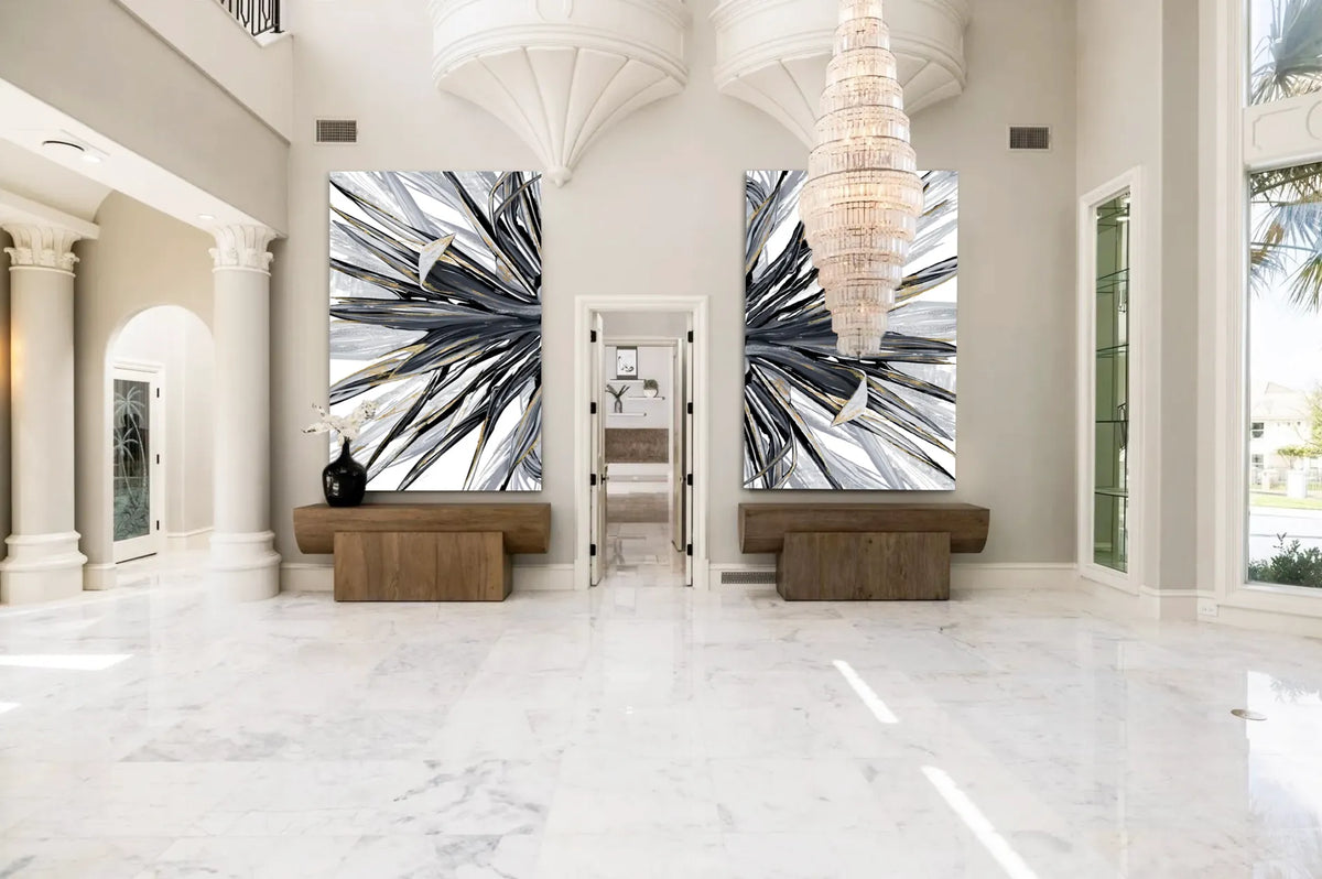 Adding 2 Canvases For Symmetry | Interior Design Tips – Gold Furnish