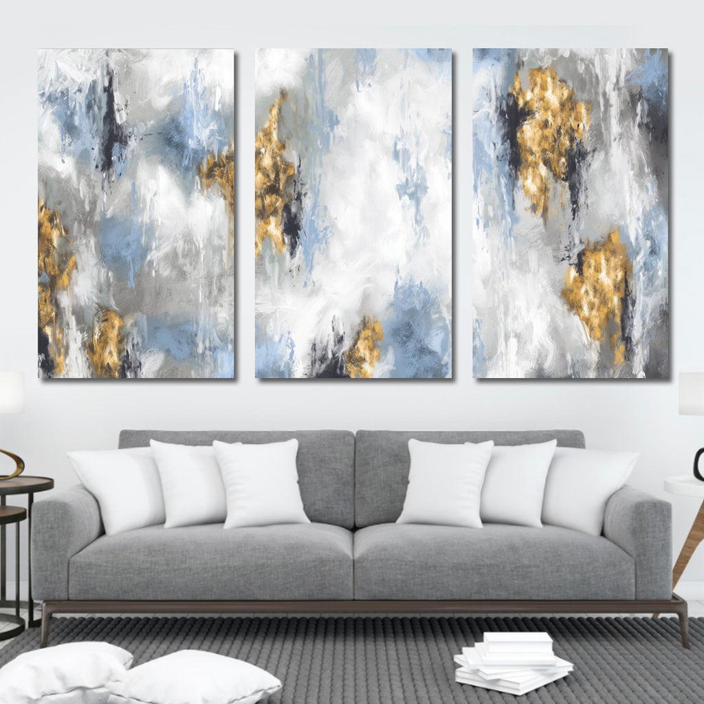 Abstract Toronto' Framed Canvas (Set of 3)